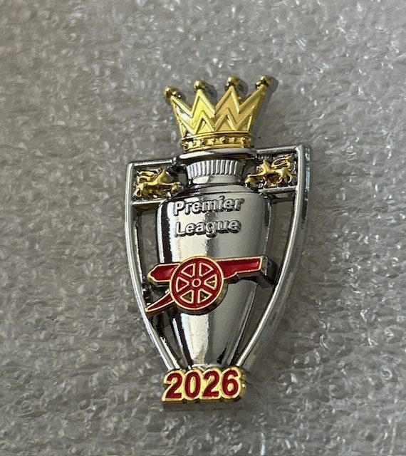 ARSENAL ~ Premiere League Champions 2026 ~ 3D Trophy Design