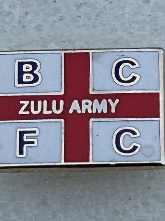 Birmingham City & Zulu Army Enamel Badge