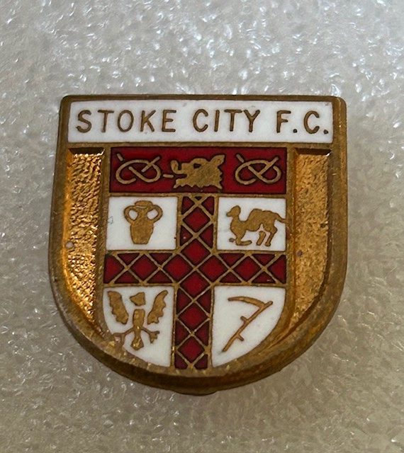 Original Stoke City Old 1970's Enamel Badge