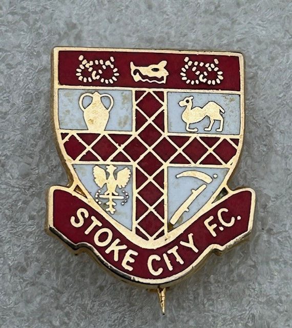 Original Stoke City Old 1970's Enamel Badge