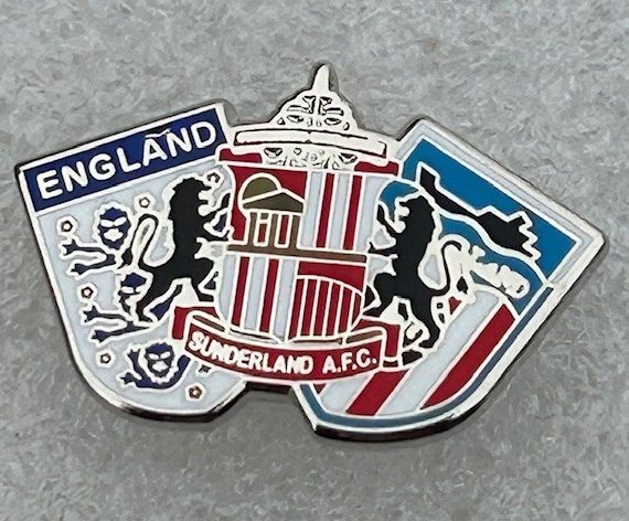 Sunderland & England Twin Design Badge