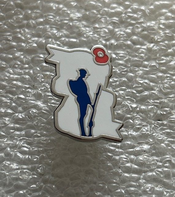 Birmingham City Enamel Badge - Silouhette Poppy Design
