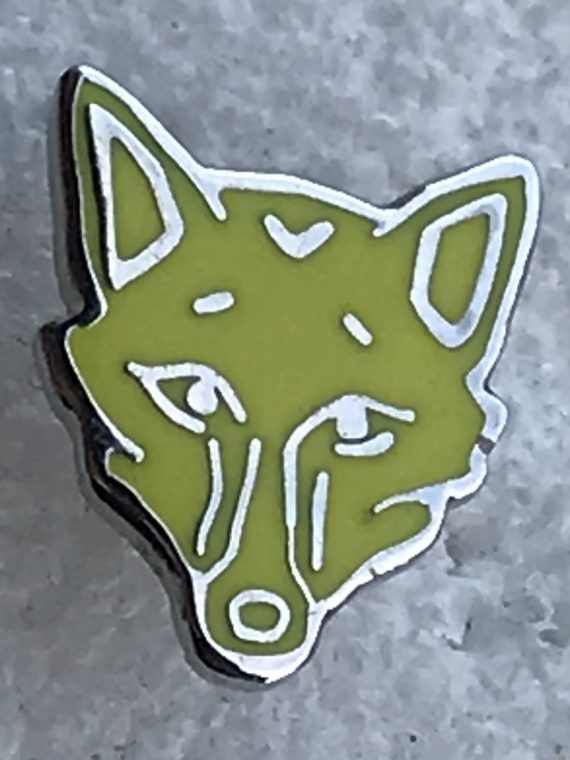 Leicester City - Small Discrete Yellow Fox Head Design