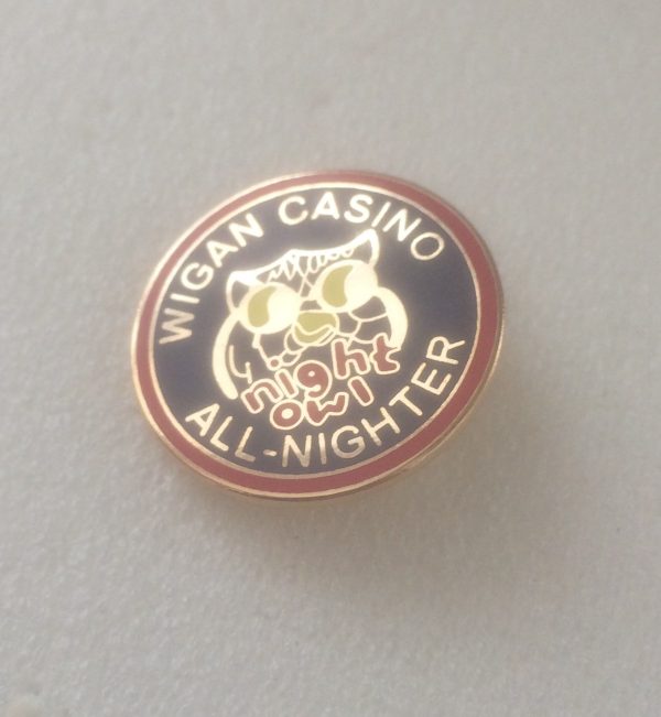 Northern Soul – Wigan Casino – Enamel Badge