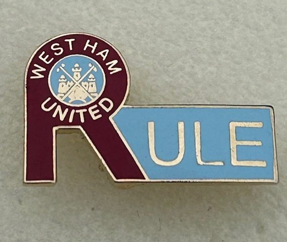 Old West Ham United Rule Enamel Badge