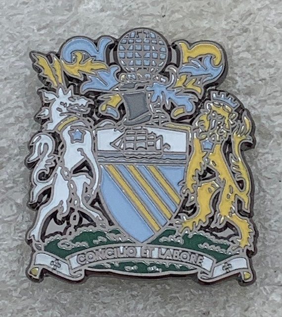 City Of Manchester Coat Of Arms Enamel Badge