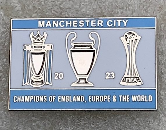 Manchester City ~ 2023 Champions of England, Europe & The World